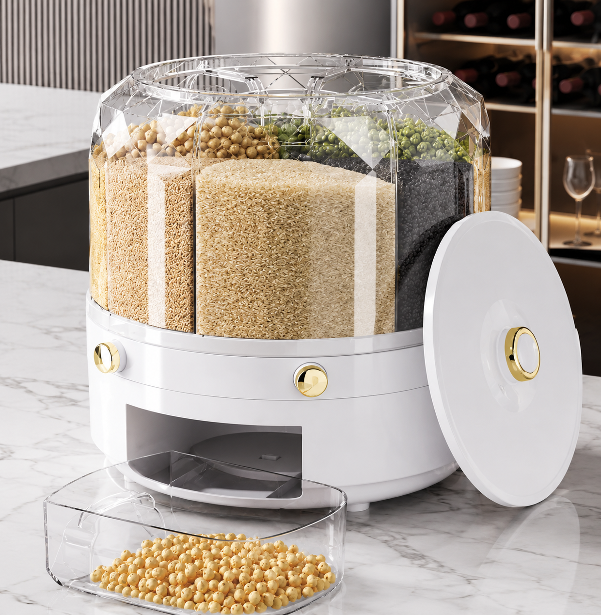 360° Rotating Food Dispenser