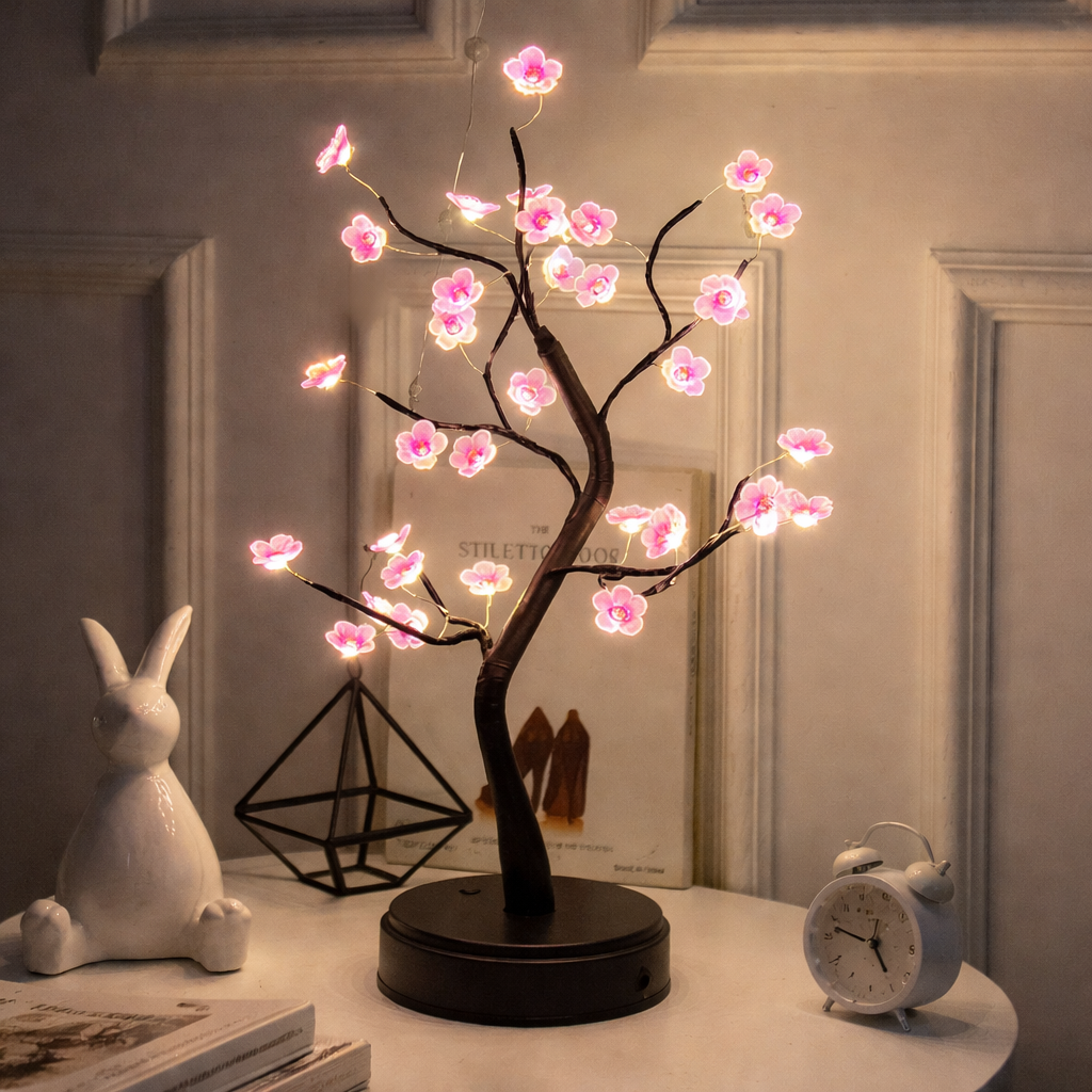 Cherry Blossom LED Bonsai Tree