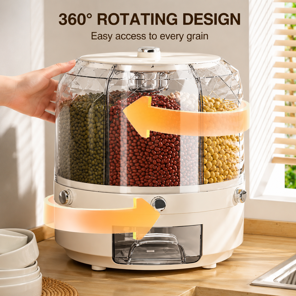 360° Rotating Food Dispenser