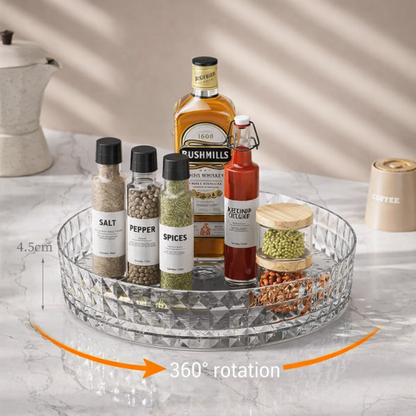 360-Degree Spice Organizer Tray