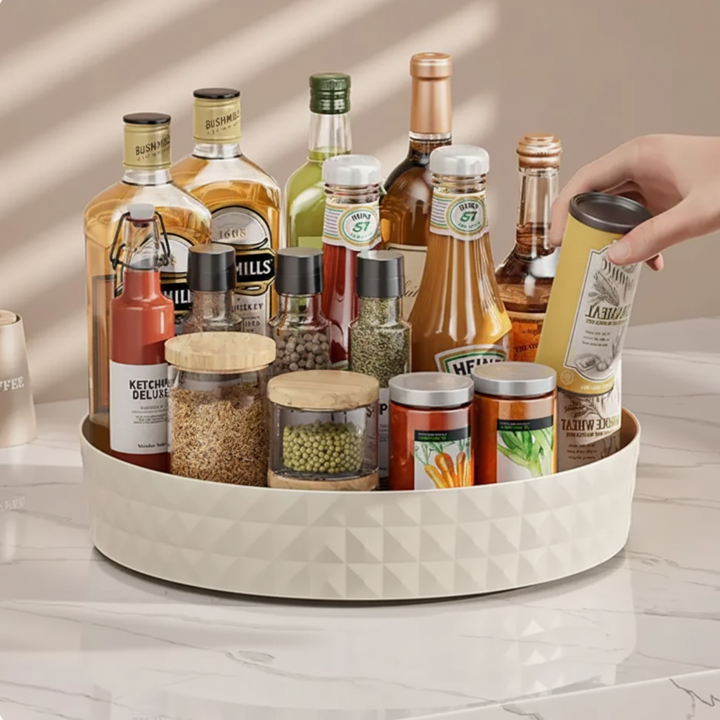 360-Degree Spice Organizer Tray